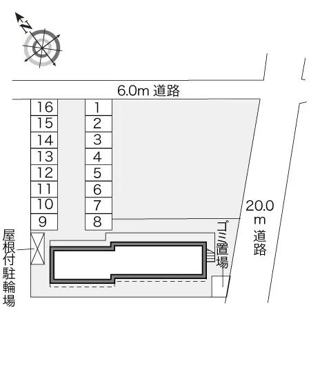 ★手数料０円★今治市東門町１丁目　月極駐車場（LP）